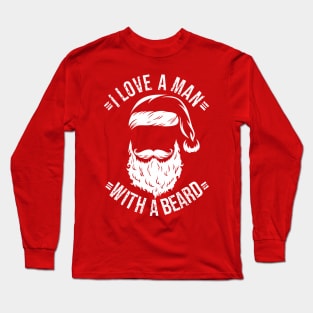 Love Santa Beard Long Sleeve T-Shirt